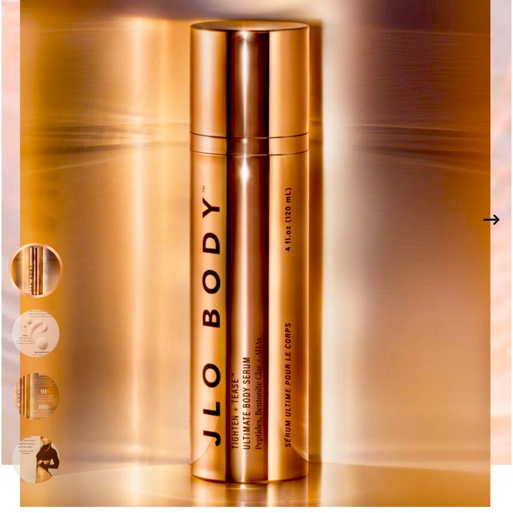 JLO TIGHTEN + TEASE™
ULTIMATE BODY SERUM